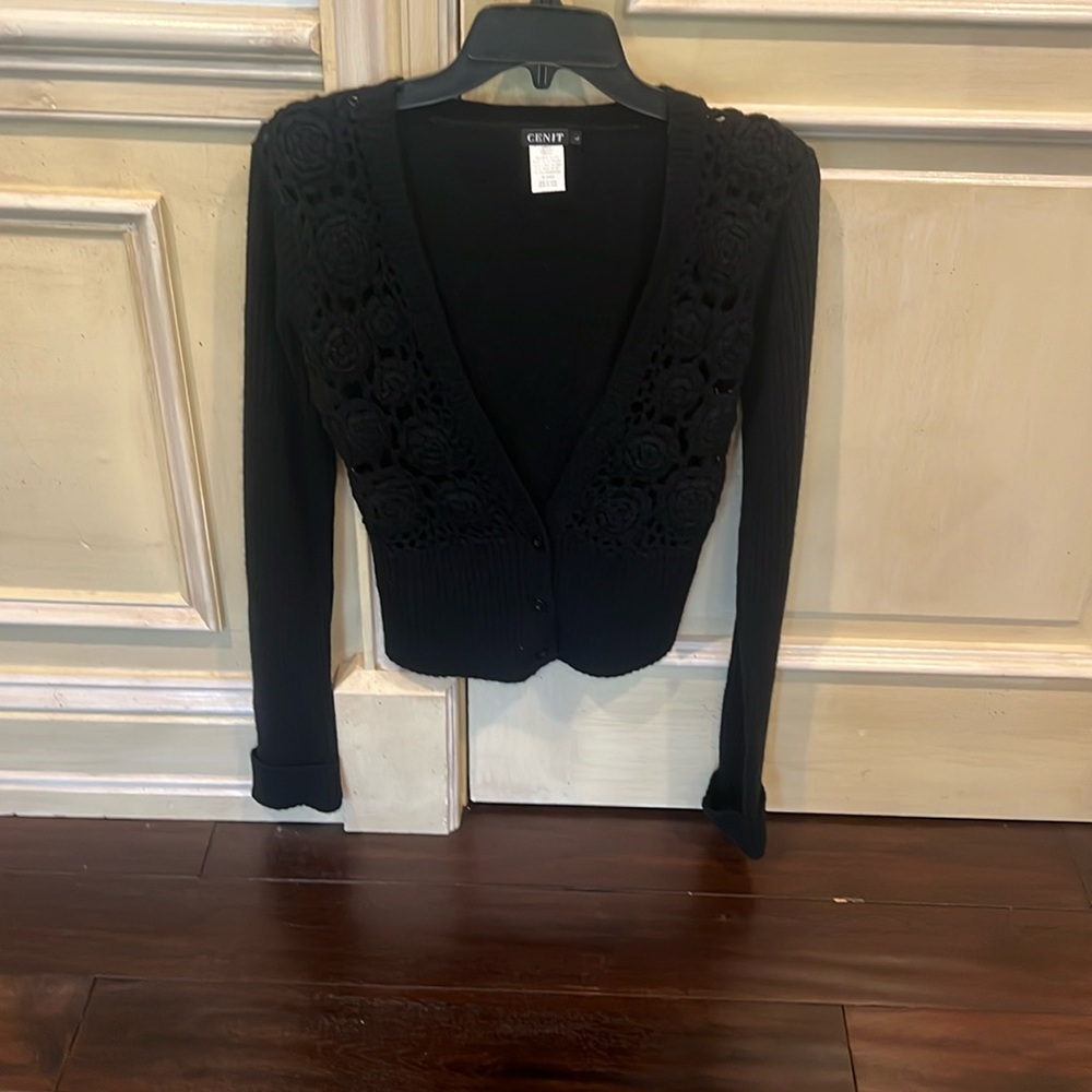 Women L Cenit Wool and Angora Cardigan